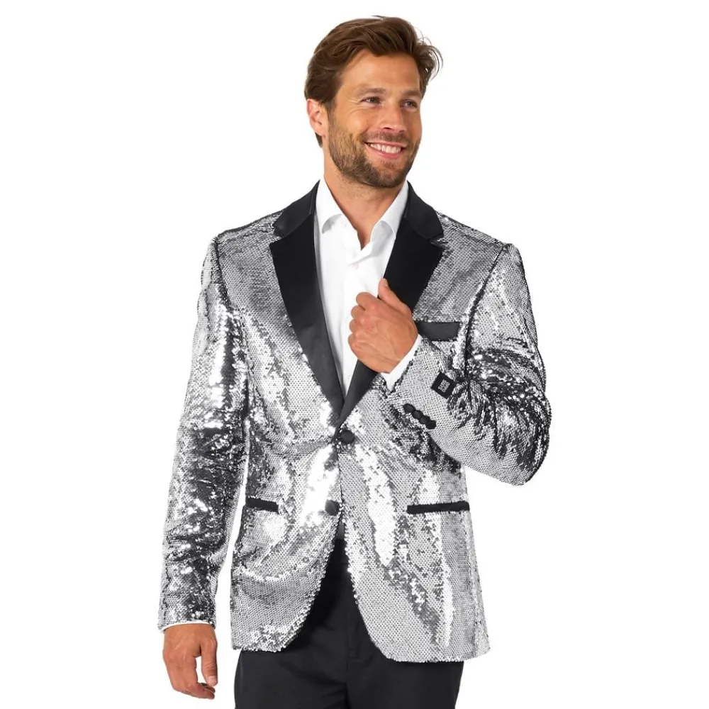 Best Oppo Merchandise Group B.V. OppoSuits Paljettblazer Briliant Silver