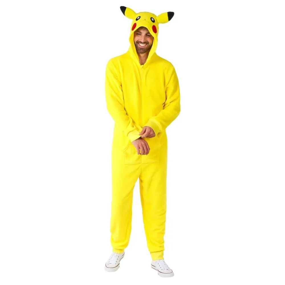 Oppo Merchandise Group B.V. OppoSuits Pokémon Pikachu Onesie - Tøj|Udklædningskostumer