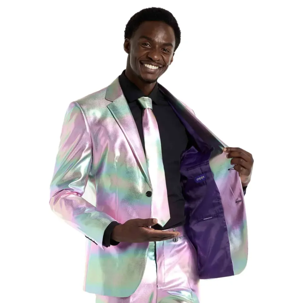 Oppo Merchandise Group B.V. OppoSuits Proper Pearly Jakkesæt - Tøj|Udklædningskostumer