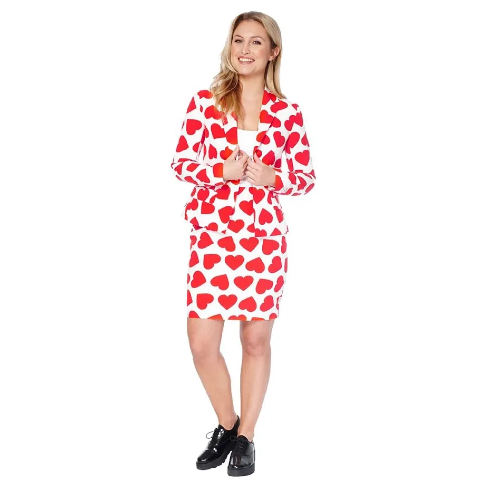 Oppo Merchandise Group B.V. OppoSuits Queen of Hearts Kostume - Tøj|Udklædningskostumer