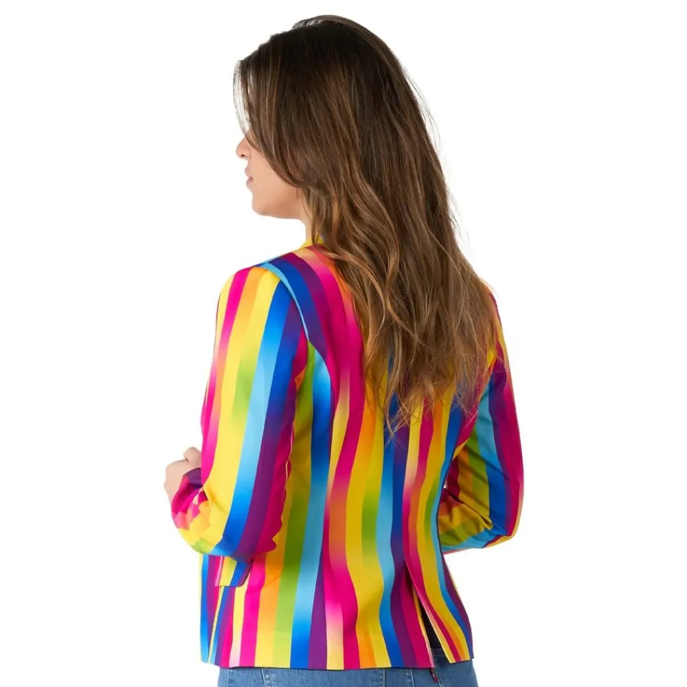Hot Oppo Merchandise Group B.V. OppoSuits Rainbow Glaze Dame Blazer