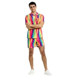 Oppo Merchandise Group B.V. OppoSuits Rainbow Glaze Shorts Jakkesæt - Tøj|Udklædningskostumer