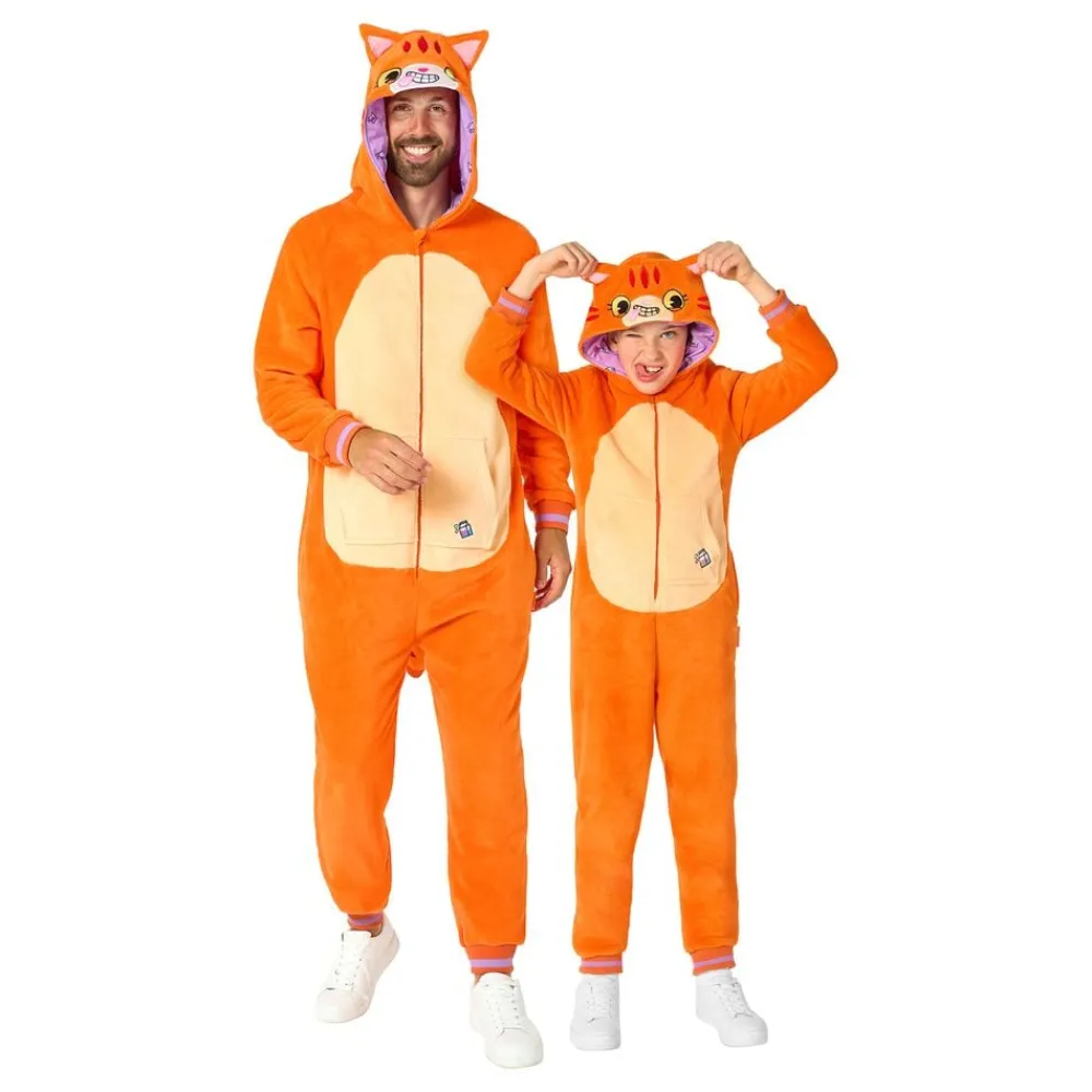 Best Oppo Merchandise Group B.V. OppoSuits Rød Kat Børne Onesie