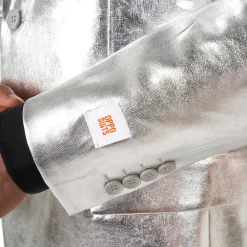 Clearance Oppo Merchandise Group B.V. OppoSuits Shiny Jakkesæt Sølv