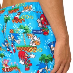 Online Oppo Merchandise Group B.V. OppoSuits Sonic™ Green Hill Shorts jakkesæt