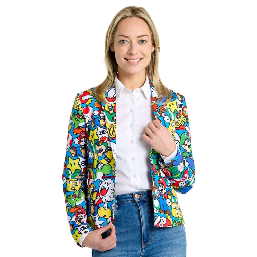 Oppo Merchandise Group B.V. OppoSuits Super Mario Dame Blazer - Merchandise|Tøj