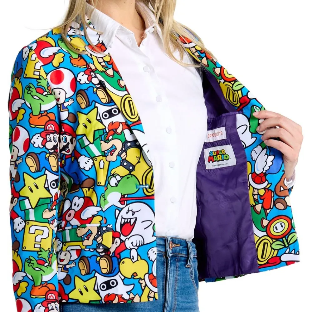 Oppo Merchandise Group B.V. OppoSuits Super Mario Dame Blazer - Merchandise|Tøj
