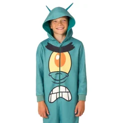 Best Oppo Merchandise Group B.V. OppoSuits SvampBob Firkant Plankton Børne Onesie