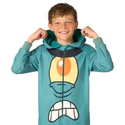Best Oppo Merchandise Group B.V. OppoSuits SvampBob Firkant Plankton Børne Onesie