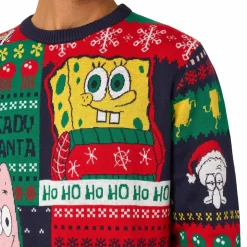 Outlet Oppo Merchandise Group B.V. OppoSuits SvampeBob Firkant Juletrøje