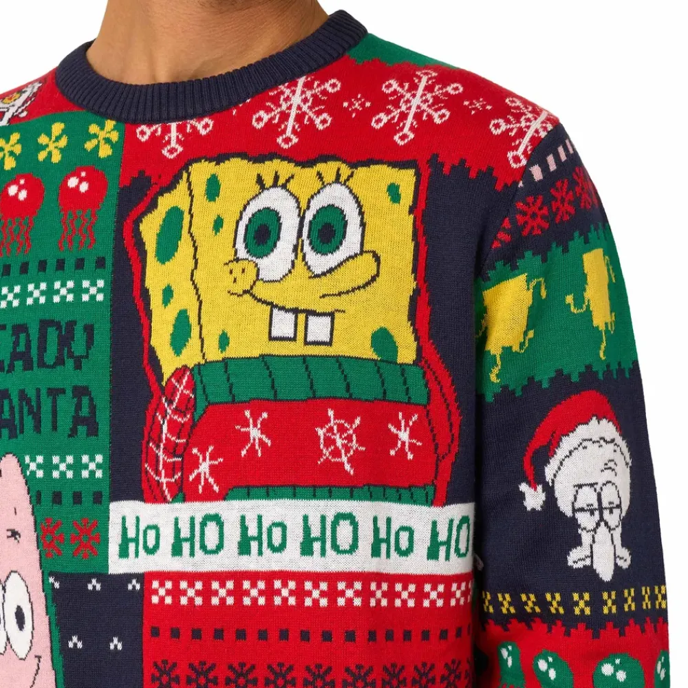 Outlet Oppo Merchandise Group B.V. OppoSuits SvampeBob Firkant Juletrøje