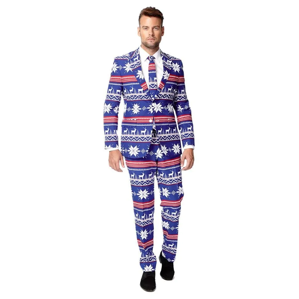 Oppo Merchandise Group B.V. OppoSuits The Rudolph Jakkesæt - Tøj|Udklædningskostumer