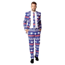 Oppo Merchandise Group B.V. OppoSuits The Rudolph Jakkesæt - Tøj|Udklædningskostumer