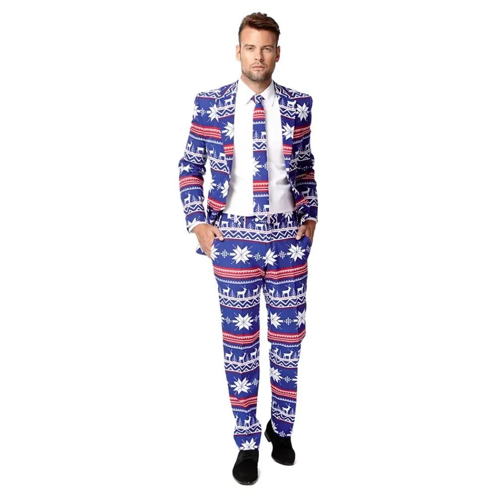 Oppo Merchandise Group B.V. OppoSuits The Rudolph Jakkesæt - Tøj|Udklædningskostumer