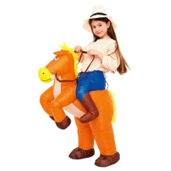 Sale Original Cup SAS Oppustelig Ridende Hest Børnekostume