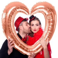 Discount Folat B.V. Oppustelig Selfieramme Hjerte Roséguld