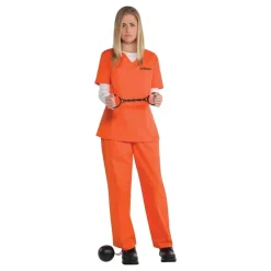 Reithmüller Europe GmbH Orange Fange Dame Kostume - Udklædningskostumer|Kostumetema