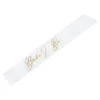 Online PartyDeco sp. z o.o. Ordensbånd Bride To Be Hvid/Guld