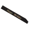 Discount Hisab/Joker Company AB Ordensbånd Happy Birthday Guld/Sort