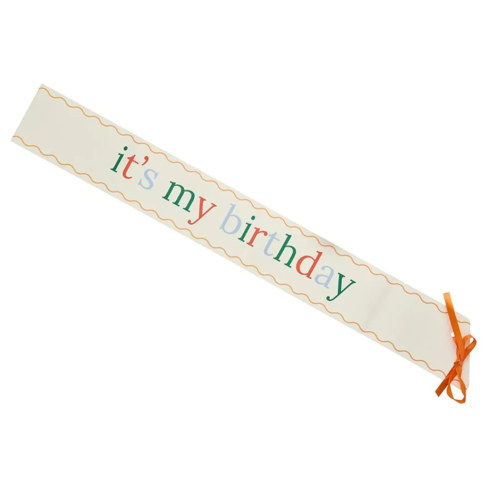 New CG Global Products Ltd Ordensbånd It's My Birthday Flerfarvet