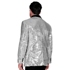 Widmann S.r.l. Pailletblazer Mr. Silver - Tøj|Tilbehør
