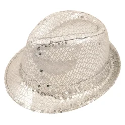 Butterick's AB Paillethat Gangster Sølv - Kostumetema|Hatte