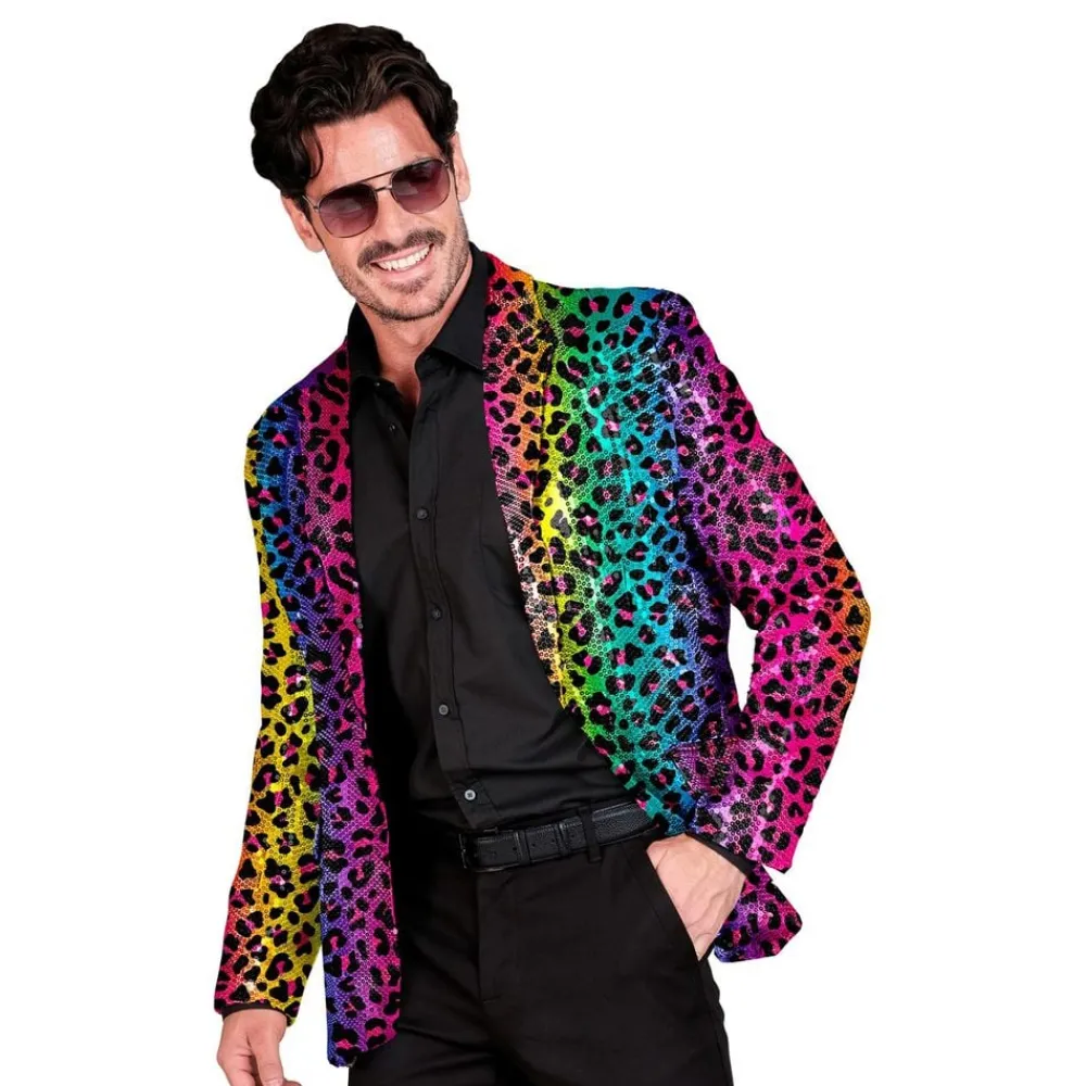 Clearance Widmann S.r.l. Palietblazer Leopard Regnbue
