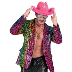Clearance Widmann S.r.l. Palietblazer Leopard Regnbue