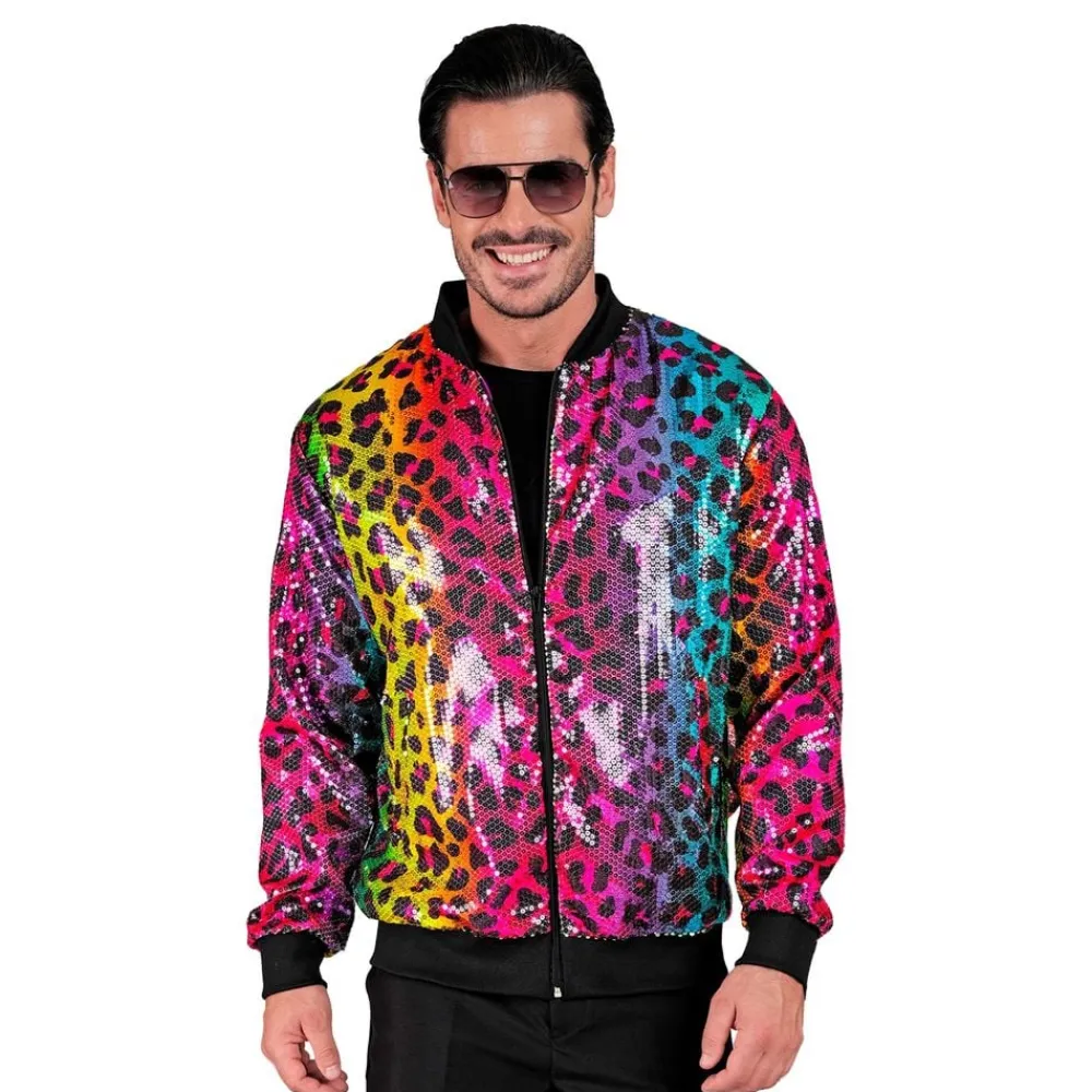 Clearance Widmann S.r.l. Palietjakke Rainbow Leopard