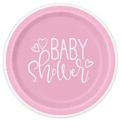 Unique UK Inc t/as Unique Party Papirasietter Baby Shower Lyserød - Borddækning