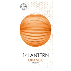 Globos Europe B.V. Papirlanterne Rund Orange - Oppyntning