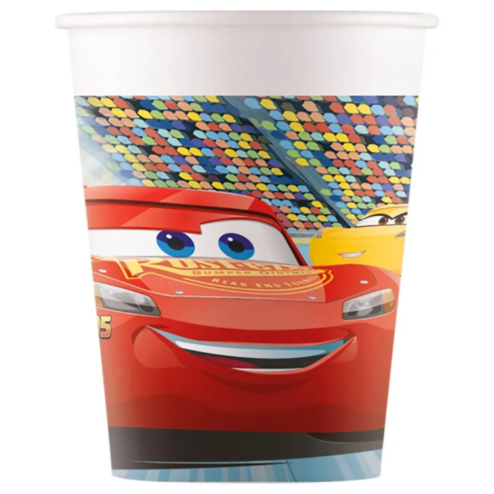 Globos Europe B.V. Papkrus Biler/Cars 3 - Borddækning