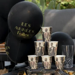Santex Papkrus Gatsby Noir - Borddækning