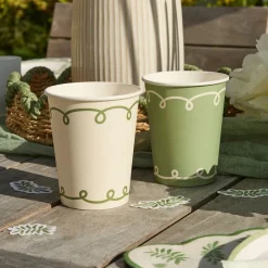 CG Global Products Ltd Papkrus Grønne Blade Botanic - Borddækning