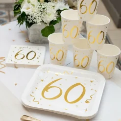 Discount Santex Papkrus 60 Guld/Hvid