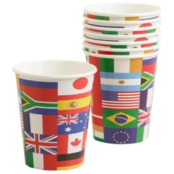 Three Sixty Degrees Ltd Papkrus Internationale Flag - Borddækning