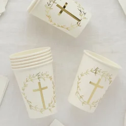 CG Global Products Ltd Papkrus Kors Guld - Borddækning