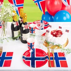 Clearance Design House 95 AB Papkrus Norske Flag
