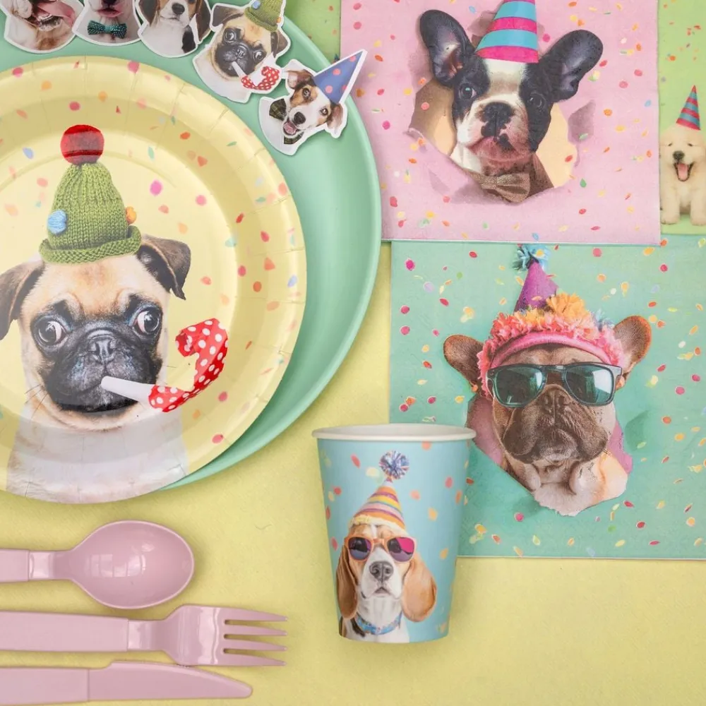 Santex Papkrus Party Hund - Borddækning