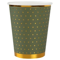 Online Santex Papkrus Prikkede Grøn/Guld
