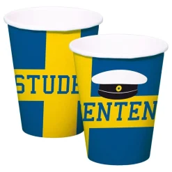 Folat B.V. Papkrus Studenten Blå/Gul - Borddækning