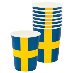 Design House 95 AB Papkrus Svenska Flaggan - Borddækning