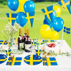 Design House 95 AB Papkrus Svenska Flaggan - Borddækning