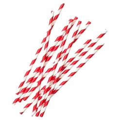 Design House 95 AB Papsugerør Danske Flag - Drinkstilbehør|Borddækning