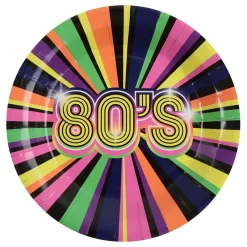 Sale Santex Paptallerkener Back to the 80's