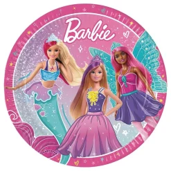Globos Europe B.V. Paptallerkener Barbie Fantasy - Borddækning