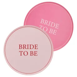 CG Global Products Ltd Paptallerkener Bride to Be Lyserød - Borddækning