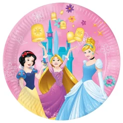 Globos Europe B.V. Paptallerkener Disneyprinsesser - Merchandise|Borddækning