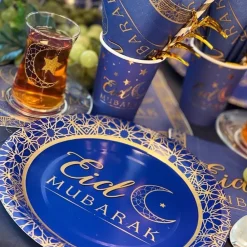 Hisab/Joker Company AB Paptallerkener Eid Mubarak - Borddækning