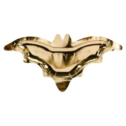 PartyDeco sp. z o.o. Paptallerkener Flagermus Guld Metallic - Borddækning